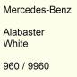 Preview: Mercedes-Benz, Alabaster White, 960 / 9960.